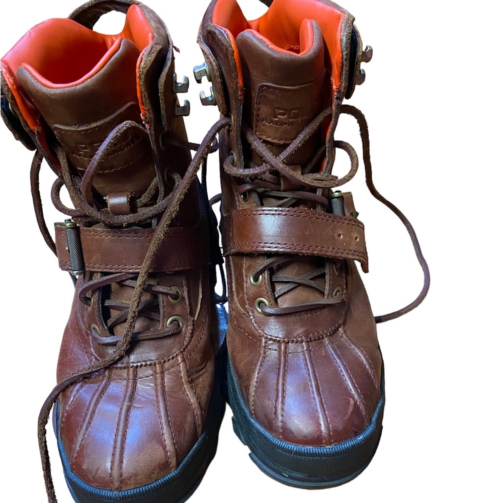 Polo by Ralph Lauren hunts wood boots. Size 8 boys.